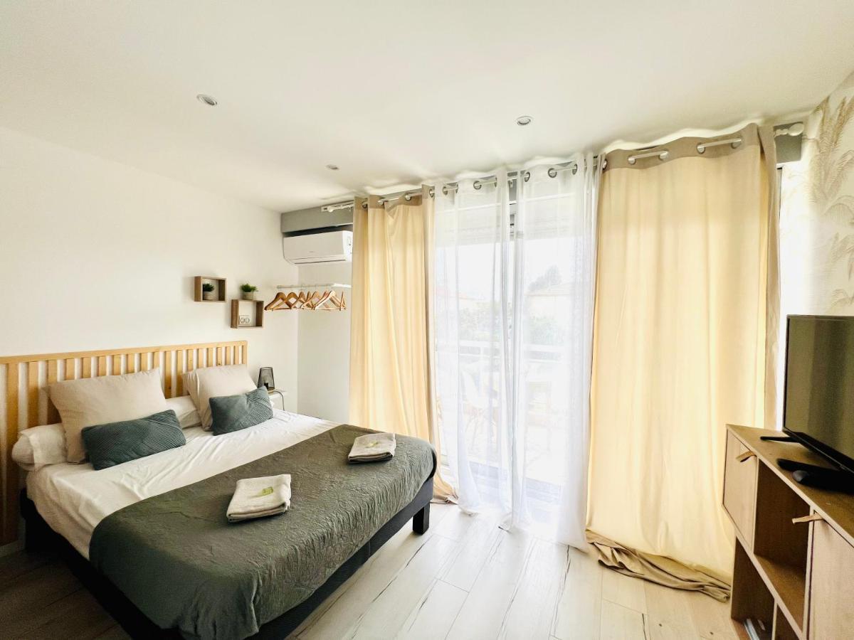 Les Palmiers - Appartement Avec Piscine Proche Plages - Wifi Et Clim Антіб Екстер'єр фото