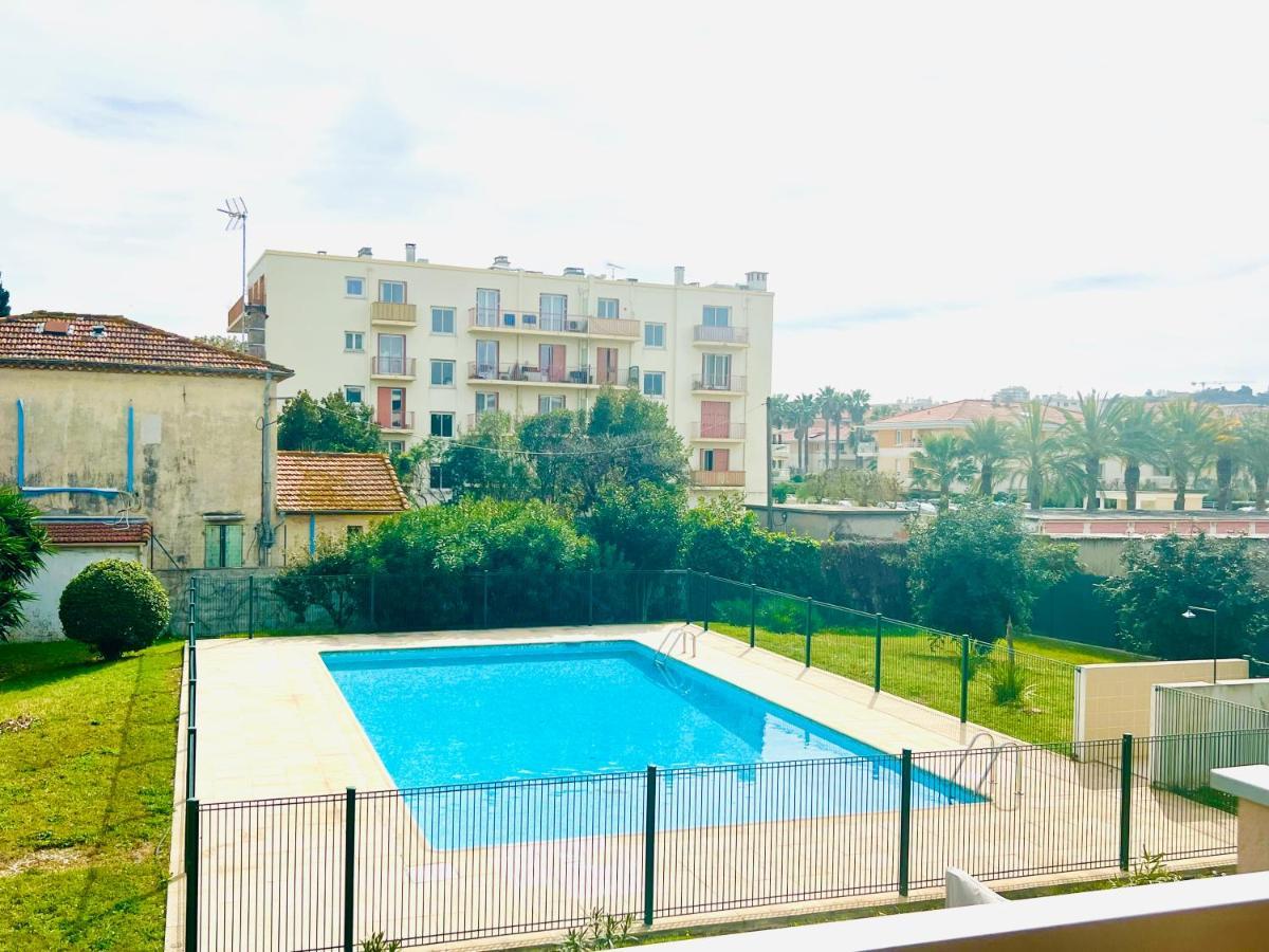 Les Palmiers - Appartement Avec Piscine Proche Plages - Wifi Et Clim Антіб Екстер'єр фото